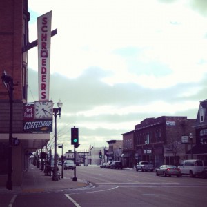 Downtown Two Rivers.